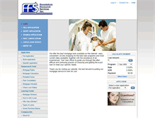 Tablet Screenshot of foundationfinancial.com